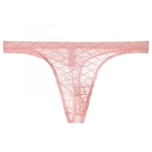 TNNRAO Hommes Strings Culottes Ultra-Mince Maille Transparent String Thongs Sexy Doux Respirant Mince Poche Hommes Culotte String Tanga (lclvld, neuf)