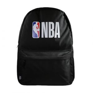 Bagtrotter - Sac à Dos Scolaire & Sport 51 cm - NBA Noir - 2 Compartiments, Poche Zippée Avant, Fond Renforcé, Bretelles & Dos Matelassés - Primaire - Licence Officielle NBA (-Bagtrotter-, neuf)