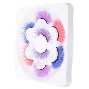 MUSISALY Ensemble De Faux 3d Pour Femmes Maquillage Boucl&eacute; Faux Moelleux (YangF, neuf)