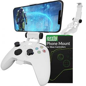 Clip de jeu mobile pour manette Xbox Series X, support de téléphone réglable compatible avec Xbox Series X|S, Xbox One, Xbox One S, Xbox One X-Robot Blanc (Syntiga Europe - FR, neuf)