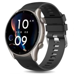 YLK Bracelet Compatible avec Amazfit GTR 4/GTR 3 Pro/GTR 3/GTR 2/GTR 2e/GTR 47mm/Stratos 3/Stratos 2 Homme Femme, 22mm Silicone Bracelet de remplacement Amazfit GTR 4/GTR 3/GTR 2 (Noir) (YYSuoEn, neuf)