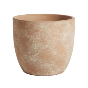 Olly & Rose grands pots de fleurs en c&eacute;ramique terre cuite lav&eacute;e (Olly & Rose, neuf)