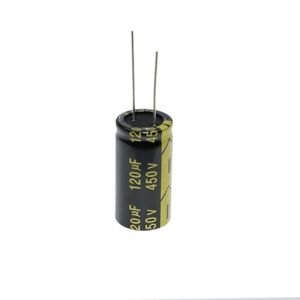 HUABAN 5 Pièces 450V 120UF 18x35mm Condensateur électrolytique à fil de plomb Haute fréquence Faible résistance série équivalente 450 Volt 120 UF (ERIC ELECTRONICS TECHNOLOGY LIMITED, neuf)