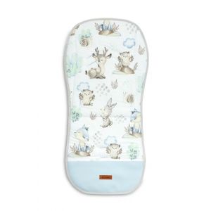 SENSILLO Coussin Si&egrave;ge B&eacute;b&eacute; &ndash; Coussin Universel pour Poussette &ndash; Insert Double Face Premium avec Repose Pieds Imperm&eacute;able &ndash; Coussin Velours &ndash; Accessoire B&eacute;b&eacute; Poussette &ndash; 80 x 40 cm &ndash; Marche (IKS 2 Group, neuf)