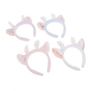 LRXIYODE Lot De 4 Serre-T&ecirc;tes En Bois De Dragon Et De Cerf - Accessoires De Coiffure Pour Le Nouvel An - Serre-T&ecirc;te Oreilles D'Animaux Mignons - Serre-T&ecirc;te Pour Les F&ecirc;tes De No&euml;l (XPWU, neuf)
