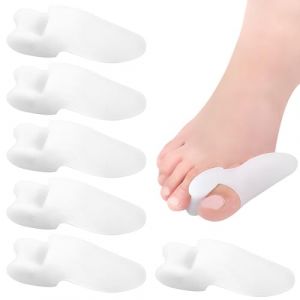 6 Pi&egrave;ces Correcteur Hallux Valgus,Orth&egrave;se pour Hallux Valgus en Silicone Souple, &Eacute;tirement Ecarteur d'orteil,pour Redresser les Orteils, Protection Orteils,Soulager la Douleur (LIU CHENGYANG DE DIAN, neuf)