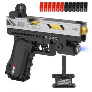 TPSOON G18 Blocs Pistolet pour Adultes Garçons, ww2 Arme Maquette 1:1 de Fusil de Sniper, Jouet Militaire pour Enfants de 8+, Cadeau d'anniversaire Original pour Adolescents et Adultes 517 Pièces (TPsoon, neuf)