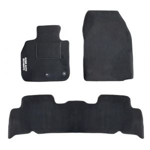 Auto Accessori Lupex | Ensemble de 3 Tapis de Voiture Compatibles avec Sc&eacute;nic X-Mod (2009-2016) avec 2 Clips de Fixation, Tapis de Sol Auto en Forme, avec Broderie C&ocirc;t&eacute; Conducteur, Antid&eacute;rapant (LUPEX SHOP, neuf)