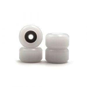 SPITBOARDS Roues de skateboard - Polyuréthane CNC - Lot de 4 roues - Blanc (WUMICO, neuf)