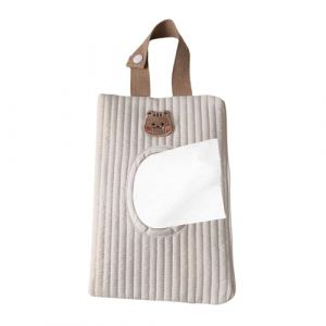 Distributeur de lingettes pour b&eacute;b&eacute; &ndash; Distributeur de lingettes humides portable | Porte-lingettes r&eacute;utilisables pour b&eacute;b&eacute; | Sac de rangement amovible rechargeable pour mouchoirs en papier doux pour (spellu, neuf)