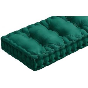 Coussin de Si&egrave;ge Banc Garden 50/40/70x30/110x40/120x40 Indoor/Outdoor Coussin de Banc Velvet Coussin de Sol Long for Bay Windows, Garden Patio, Long Chairs, Dining, Swings & Porch(L,110x45x8cm) (amzgyc, neuf)