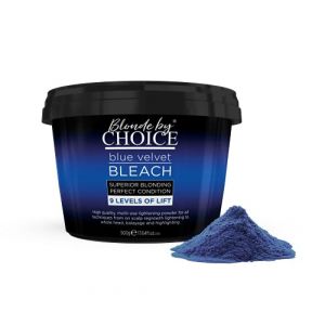 Blue Velvet Poudre d&eacute;colorante professionnelle pour cheveux 9 niveaux de lifting, blond au choix (Scott Lee Ltd, neuf)