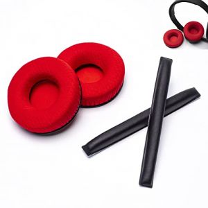 Voarmaks Kit de coussinets en mousse pour casque Sennheiser HD25 HD250BT HD25-ll HD25S Il HMD25 - Couleurs arc-en-ciel (ensemble en polyester) (MusicMate2015, neuf)