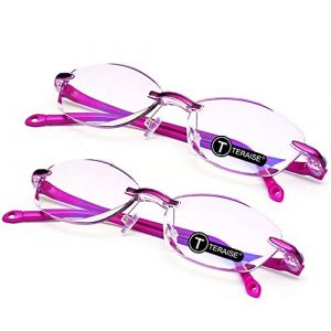 TERAISE 2 PCS lunette anti lumiere bleue lunette loupe femme lunettes de lecture femme Confort de haute qualit&eacute;(1.5X) (Teraise Store, neuf)