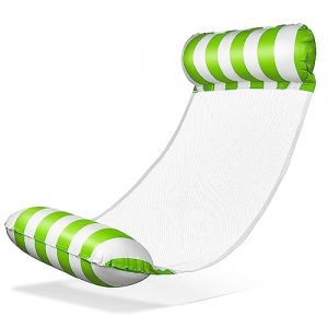 Balinco Hamac à eau, matelas à eau, matelas à eau, lit flottant, matelas gonflable avec accoudoirs, tapis de couchage flottant, chaise longue de relaxation, jouet aquatique pour enfants et adultes (Balinco, neuf)