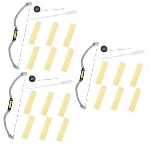 Healeved 3 Ensembles règle de tatouage des sourcils outils de sourcils tailleur de sourcils domestique outil de mesure du niveau des sourcils outil multifonction règle de sourcil Silver (Sonieg, neuf)