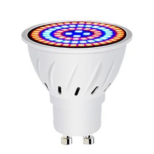 Peosaard Lampe de croissance, ampoule de culture 60 LED GU10, lampe horticole &agrave; spectre complet 220 V pour plantes d'int&eacute;rieur, plantes grasses, jardin, lumi&egrave;res (yunchengshiyanhuquxiongxueshangmaoyouxiangongsi, neuf)