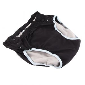 Couche Lavable pour Incontinence Adulte, Couche Lavable pour Adulte avec Couche Absorbante Int&eacute;gr&eacute;e, Coton Confortable pour un Usage Quotidien pour les Personnes &acirc;g&eacute;es (XXL) (Rukeider, neuf)