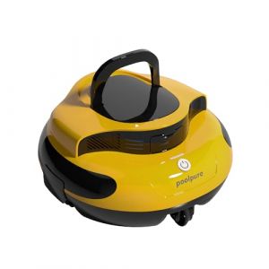 POOLPURE Robot de piscine 2025, temps de nettoyage de 55 Wh-100 minutes, double moteur, indicateurs LED, fonction autostationnement, IPX8, étanche, robot nettoyeur de piscine (FIRST FILTER, neuf)
