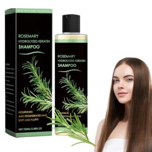 Rosemary Shampoo,Shampooing K&eacute;Ratine,Pousse Cheveux,Pour Cheveux Clairsem&eacute;S Pour Femmes Et Hommes,Shampooing Naturel &eacute;Paississant Et Fortifiant Avec K&eacute;Ratine Hydrolys&eacute;E Contre Les Et La Chute Des (Giki shop, neuf)