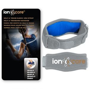 ionocore Coudiere Tendinite - Soulage La Douleur Du Tennis Elbow - Coudiere Epicondylite Homme et Femme - Soutien Et Confort Tendinite Coude - Attelle Coude - Bracelet Epicondylite Bande (Coresteady, neuf)