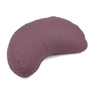 Bodhi Coussin de m&eacute;ditation en forme de demi-lune Mini | Yogi MOND ECO | 100% Housse en coton bio | Coussin de yoga en forme de demi-lune avec remplissage de sarrasin | Coussin de m&eacute;ditation en forme (Bodynova GmbH, neuf)