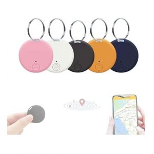 Wetag Mini traqueur GPS magnétique We Tag Mini, mini traceur GPS magnétique, traqueur Bluetooth intelligent Mi-ni M-agnetic pour clés, animaux domestiques, bagages, sacoche (5 pièces) (RUNWUFUZUZU, neuf)