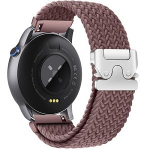 PKQTOP Bracelets de Remplacement pour Ticwatch GTH / E3 / E, 20mm Sport Nylon Bracelet pour Coros Apex 42mm / Apex 2 / Pace 2 (PKQTOP-FR, neuf)