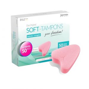 JOYDIVISION Soft Tampons normal I 50 pcs I pour le sport, la natation & le spa I Éponges menstruelles ultra douces I Insertion & retrait faciles I Tampon doux sans fil (HaJa GmbH, neuf)