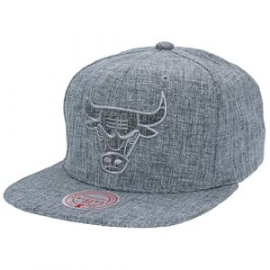 Mitchell & Ness Homme Casquettes/Casquette Snapback & Strapback NBA Italian Washed Chicago Bulls Gris R&eacute;glable (Bazoom-Shops, neuf)