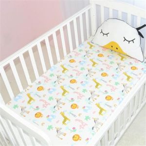 Odot Drap Housse pour Lit de Bébé, Coton Draps Housses Enfants Respirant Douce Extensible Protège Matelas pour Fille et Garçon, Lit Bébé, Berceau, Lit Parapluie (105x60cm,C) (Odot, neuf)