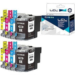 LCL Cartouche d'encre Compatible LC22U LC22UBK LC22UC LC22UM LC22UY XL High Yield (2K2C2M2Y) Remplacement pour Brother DCP-J785DW MFC-J985DW (Great Office, neuf)