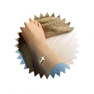 Yienate Boho Croix Cheville Bracelet Argent Crucifix Cheville Cha&icirc;ne Croix Pendentif Pied Cha&icirc;ne Minimaliste &Eacute;t&eacute; Plage Cheville Pied Bijoux Cadeaux pour Femmes Filles (Yienate, neuf)