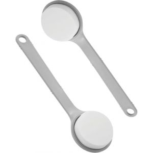 BNREOZA 2 pièces brosse de bain pour le dos, crème pour le dos, applicateur de crème pour le dos, brosse pour le dos à long manche, brosse de douche pour le dos pour les femmes et les hommes (CHENGhongyu, neuf)