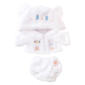 niannyyhouse 10 cm ~ 15 cm 20 cm 40 cm Poupée en peluche Vêtements Sweat à capuche Pantalon Ours laiteux Tenue Poupée Accessoires Dress Up (40 cm) Multicolore (niannyyhouse, neuf)