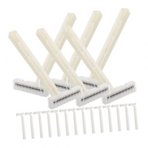 IWOWHERO 20 Pièces Rasoir Manuel Jetable Outil de Rasage pour Hommes et Épilation des Aisselles Design Économique pour Shaving et Entretien Corporel Expérience de Rasage Douce et Sûre (Ssaaya, neuf)