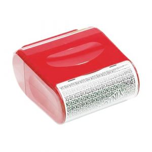 Rouleau de tampon de sécurité, rouleau de tampon de protection d'identité, bloqueur de données confidentielles, outil de protection d'identité facile, design de roulement d'encre compact, pour (HaiFusion Studio, neuf)