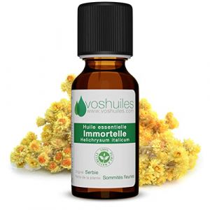 Voshuiles - Huile Essentielle H&eacute;lichryse Italienne - 5ml - 100% Pure et Naturelle - HEBBD - Entreprise Fran&ccedil;aise (VOSHUILES, neuf)