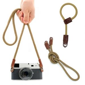 THQAE 2PCS sangle appareil photo,Style tour de cou + style poignet,Courroie de cou pour appareil photo en nylon,cordon d'&eacute;paule r&eacute;sistant &agrave; l'usure (ProTechika O&Uuml;, neuf)