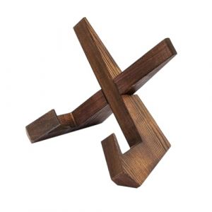 WeddHuis Support de Livre de Cuisine en Bois, Porte-Livre, Support de Recettes, Support de Livre pour Lecture au Lit, pour Cuisine, Support iPad Tablette, Décoration Vintage (UAB LIDMIBI LT, neuf)