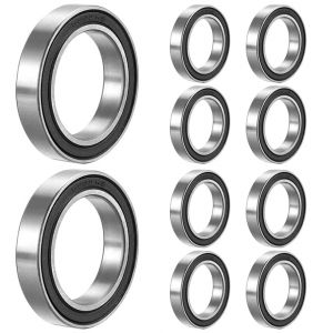 [10 pièces] 6805-2RS Deep Groove Ball Bearings Single Rubber Sealed Ball Bearings for Rollers, Home Appliances Machinery, Industrial (25 x 37 x 7 mm) (ANQIT, neuf)