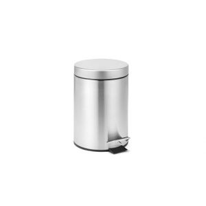 Linsar - Poubelle Salle Bain - Poubelle de Table Élégante, Poubelle WC - Mini Poubelle en Inox - Design Chic pour Votre Maison et Bureau (Inox) (Tempo International GmBH, neuf)