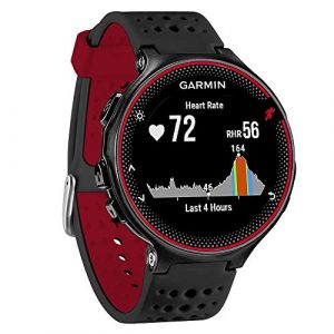 FunBand Bracelet pour Garmin Forerunner 235, Bracelet de Remplacement Silicone pour Garmin Forerunner 235/220/230/620/630/735XT/ Approach S20/S5/S6 Smartwatch (Noir&Rouge) (FunBand EU Direct Store, neuf)