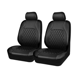 YNNBJX Voiture Ensembles De Housses Siège pour Mini Cooper R56 One Cooper S, Cuir Housses Siège Avant ImperméAble Interieu Accessoire,A/Black (Uinctd, neuf)