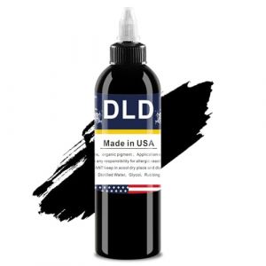 Lining & Shading Black - Encre DLD puissante pour tatouage noir - Tatouage noir permanent Teinture pigmentée pour le corps Couleur Fournitures de tatouage (Karl Cool, neuf)