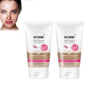 Pemarlis 2pcs Accélérateur de Bronzage, Autobronzant, Crème Intensif et Accélérateur du Bronzage, Huile de Bronzage Intense pour un Bronzage Intense Naturel avec des Ingrédients Naturels (XYWL-EU, neuf)