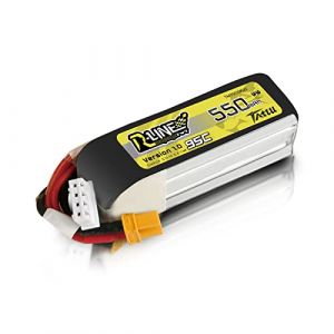 Tattu Batterie LiPo 3S 550mAh 11,1V 95C avec Connecteur XT30, pour Drones FPV et Multirotors 100&ndash;180mm (GensAce&Tattu, neuf)