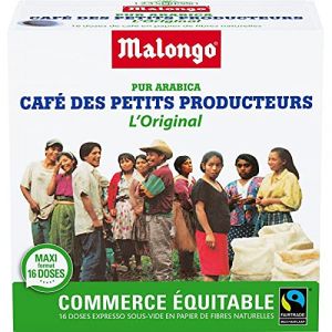 MALONGO - 16 Doses Spresso Petits Producteurs - Café aromatique et éthique pour vos pauses gourmandes - Lot De 3 (ViveVers, neuf)