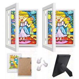 Krobby Lot de 2 cadres pour enfants ouverture frontale magn&eacute;tique fermeture magn&eacute;tique Format A4 (21 x 29,7 cm) (Ben & Ben, neuf)