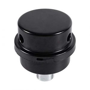 Filetage connecteur silencieux ouverture filtre à Air 1/2 `` filtre à air compresseur silencieux d'admission en métal noir 20mm (Entatial, neuf)